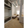 Private two single beds and clothes storage