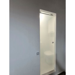 Private bathroom entrance door